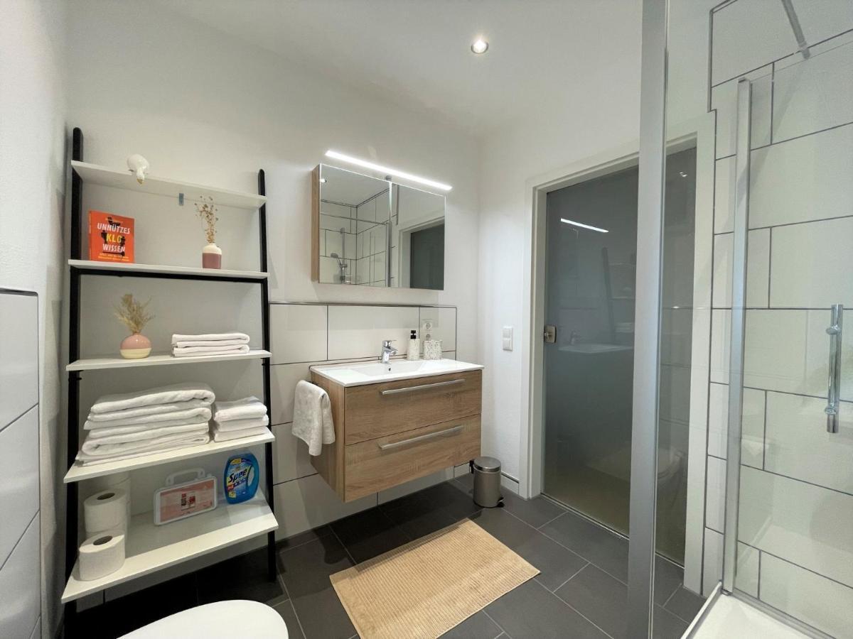 Bunter Hund Apartments - Zentrales Apartment, Parkplatz, Wintergarten, Kinderzimmer 로텐부르크 옵 데어타우버 외부 사진
