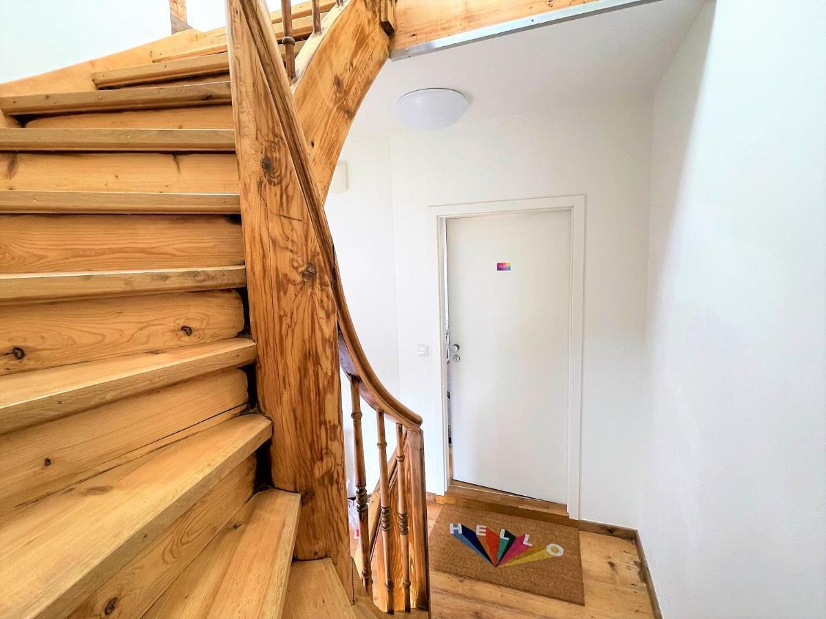 Bunter Hund Apartments - Zentrales Apartment, Parkplatz, Wintergarten, Kinderzimmer 로텐부르크 옵 데어타우버 외부 사진