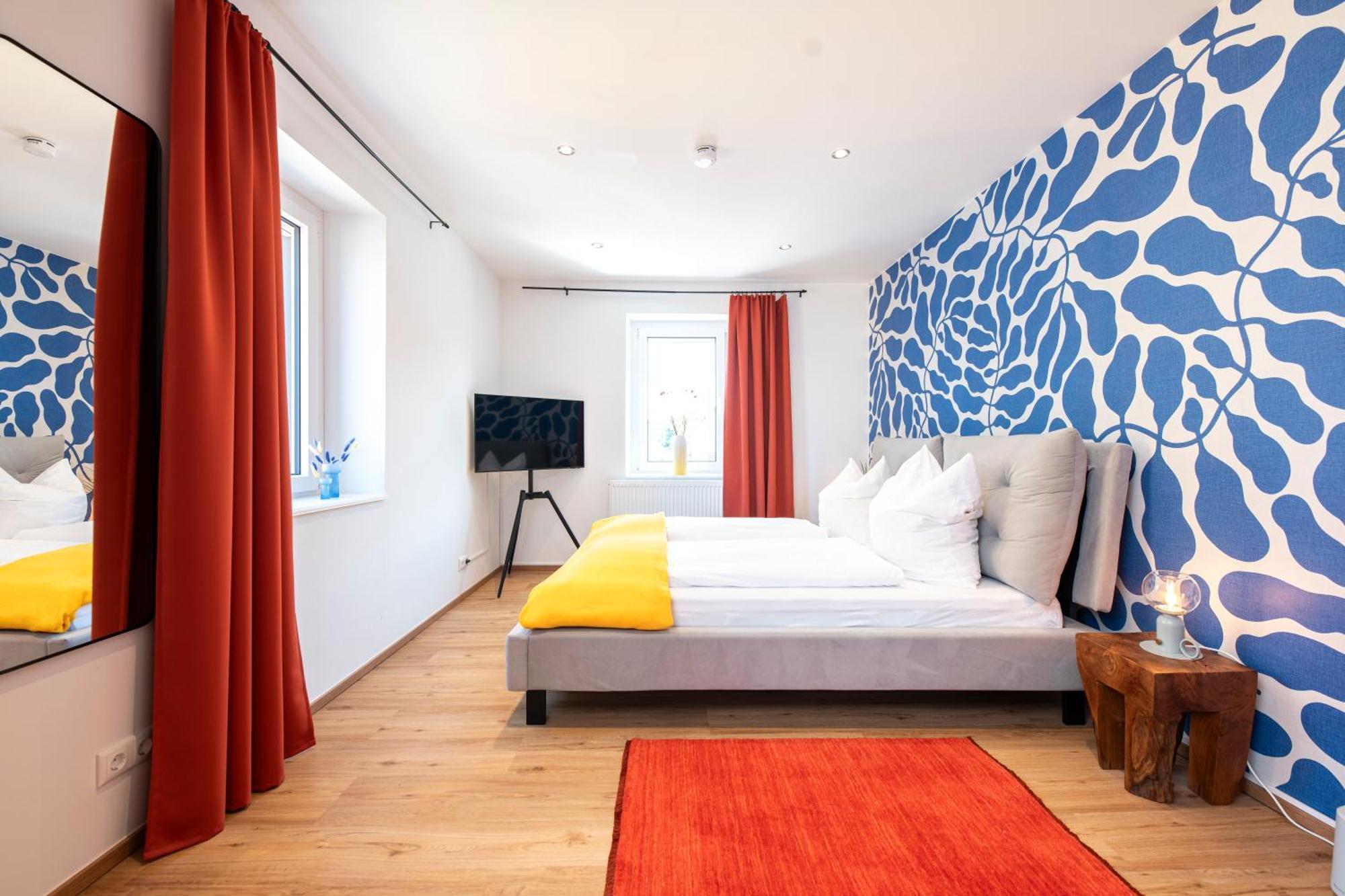 Bunter Hund Apartments - Zentrales Apartment, Parkplatz, Wintergarten, Kinderzimmer 로텐부르크 옵 데어타우버 외부 사진