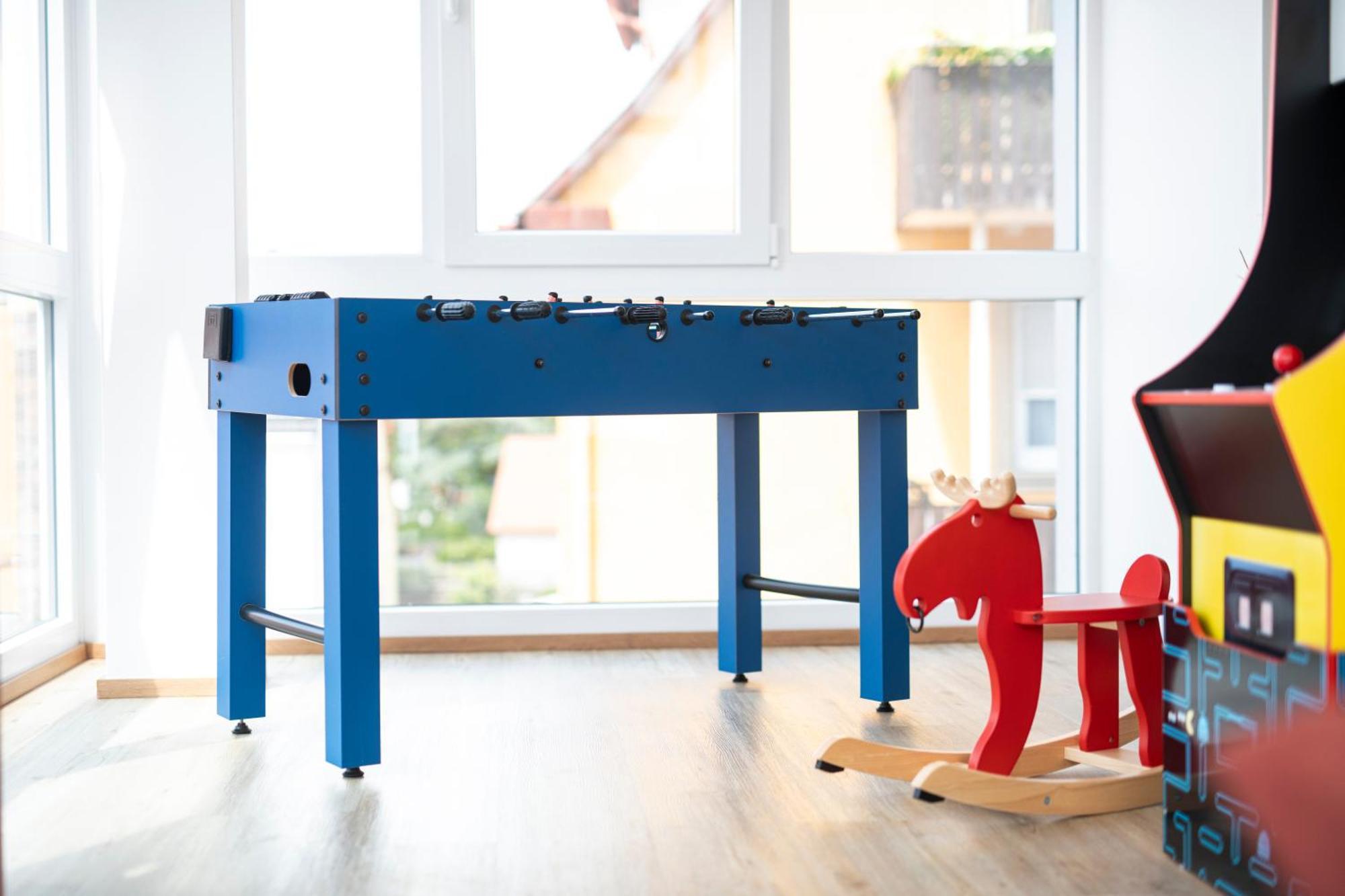 Bunter Hund Apartments - Zentrales Apartment, Parkplatz, Wintergarten, Kinderzimmer 로텐부르크 옵 데어타우버 외부 사진